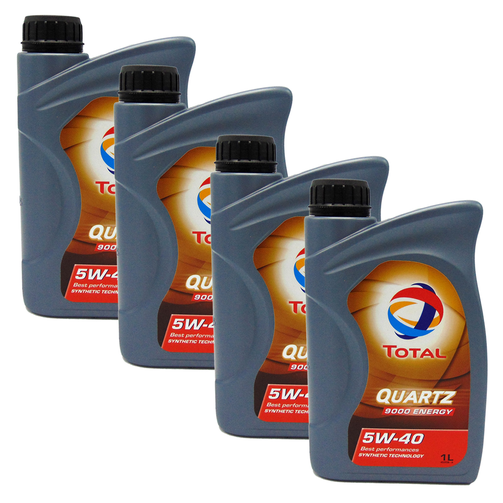 Kit Olio Motore Total Quartz 9000 5W40 Litri 4 - Ricambi auto SMC